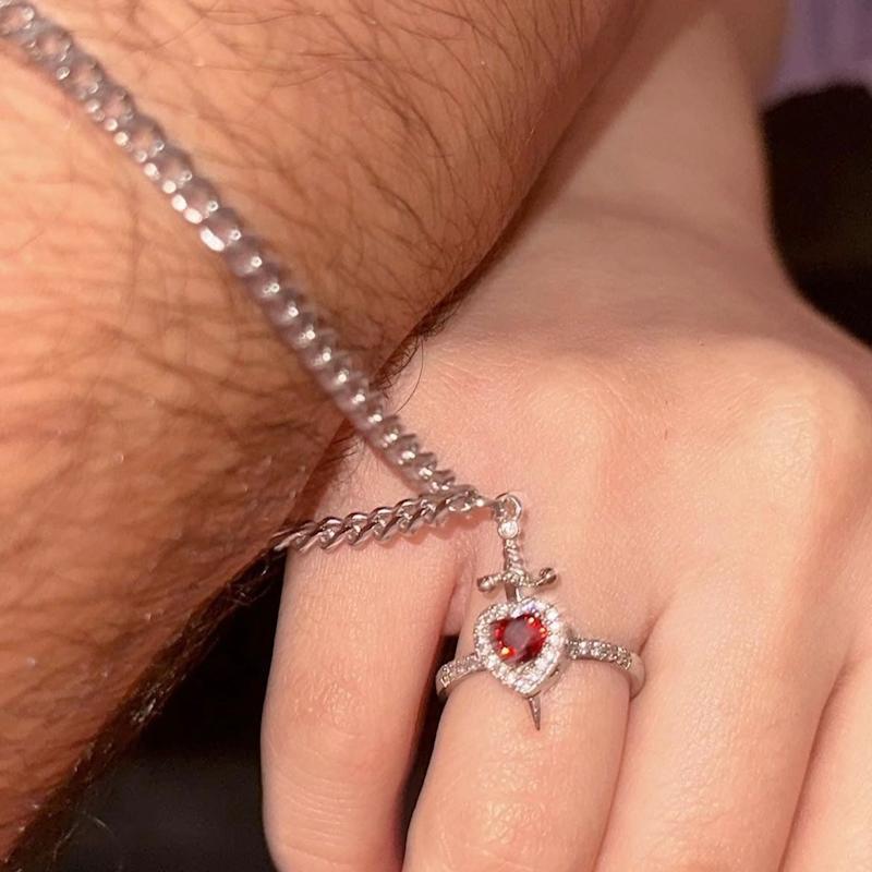 ست انگشتر قلب و شمشیر