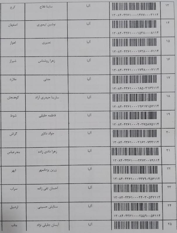 کد مرسوله جنگ(۲۵ام )