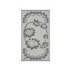 حوله دستی کوچک  ژاکارد مخمل(طرح  گل مرداب)