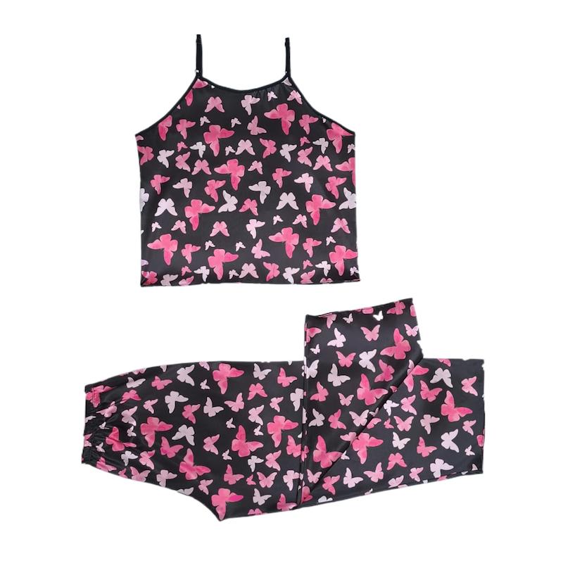 تاپ شلوار ساتن کد (1022)