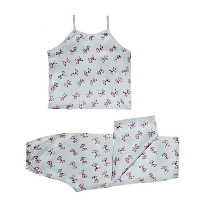 تاپ شلوار ساتن کد (1022)