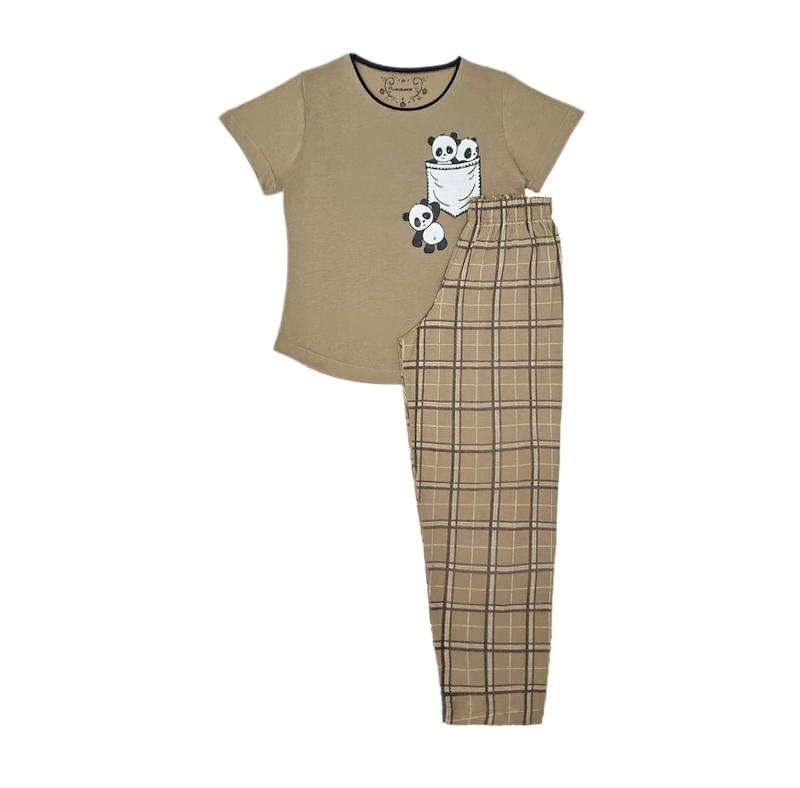 پاندا تیشرت شلوار دخترانه