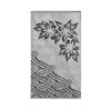 حوله دستی بزرگ ژاکارد مخمل(طوسی چند طرح)