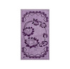 حوله دستی کوچک  ژاکارد مخمل(طرح  گل مرداب)