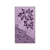 حوله دستی کوچک  ژاکارد مخمل(طرح  گل نیلوفر)