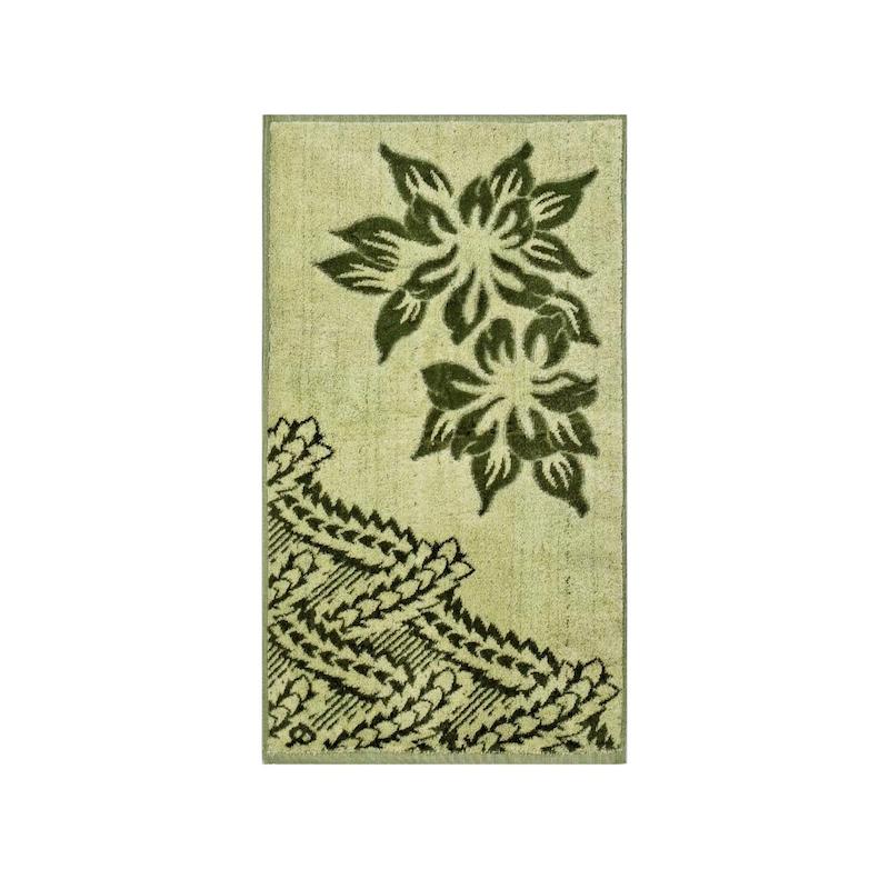 حوله دستی کوچک  ژاکارد مخمل(طرح  گل نیلوفر)