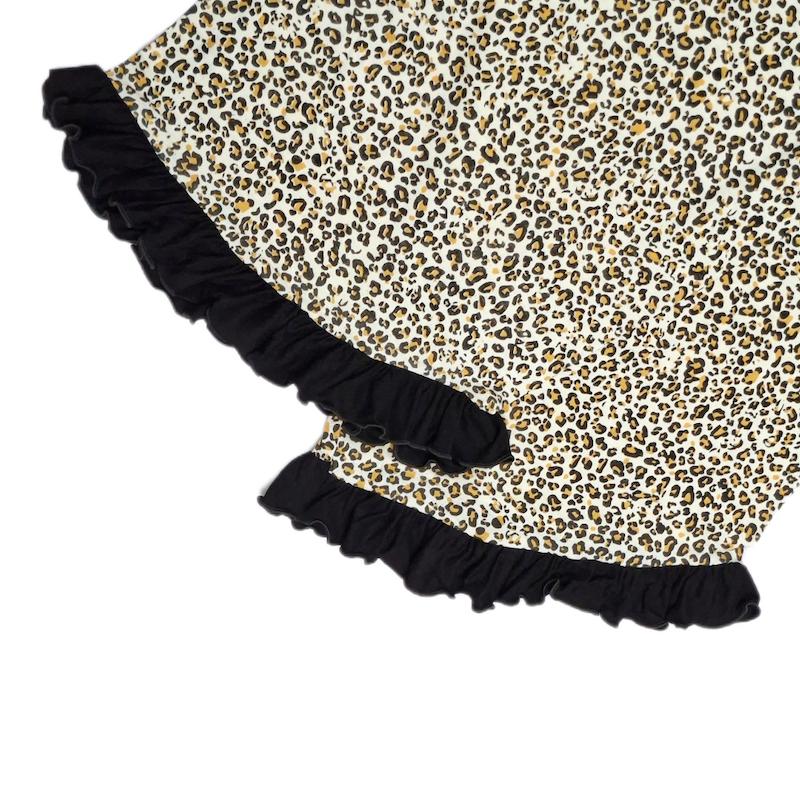  تاپ شلوارک رزطرح پلنگی(149)