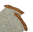  تاپ شلوارک پلنگی رز (یقه دکمه دار)