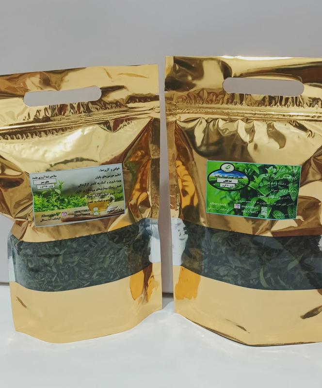 نعنافلفلی و چای سبز