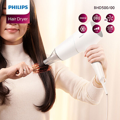 سشوار فیلیپس BHD500 ا Hair Dryer 