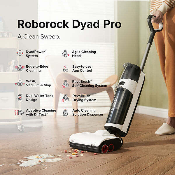 زمین شوی و جاروشارژی شیائومی Roborock Dyad Pro