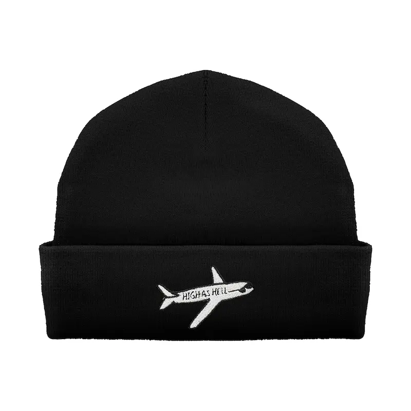 کلاه بافتنی طرح هواپیما | HIGH AS HELL