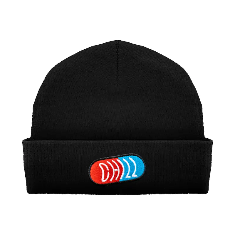 کلاه بافتنی طرح چیل | CHILL PILL