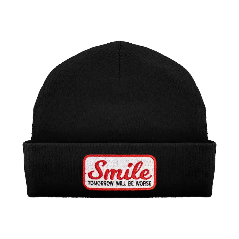 کلاه بافتنی طرح لبخند بزن | SMILE TOMORROW WILL BE WORSE