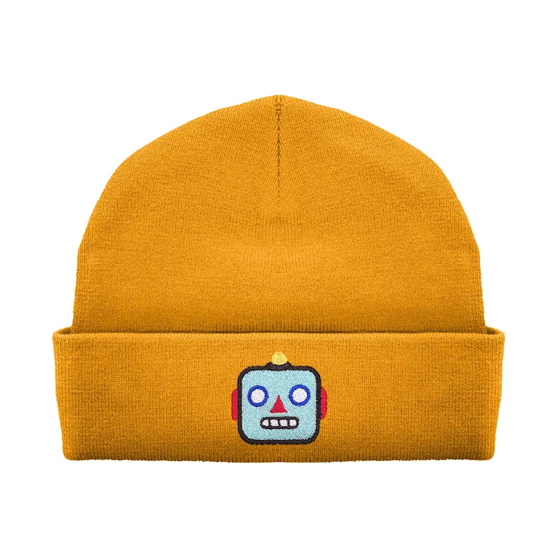 کلاه بافتنی طرح ربات | ROBOT