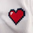 کراپ تاپ کشی گلدوزی طرح قلب پیکسلی | PIXELATED HEART