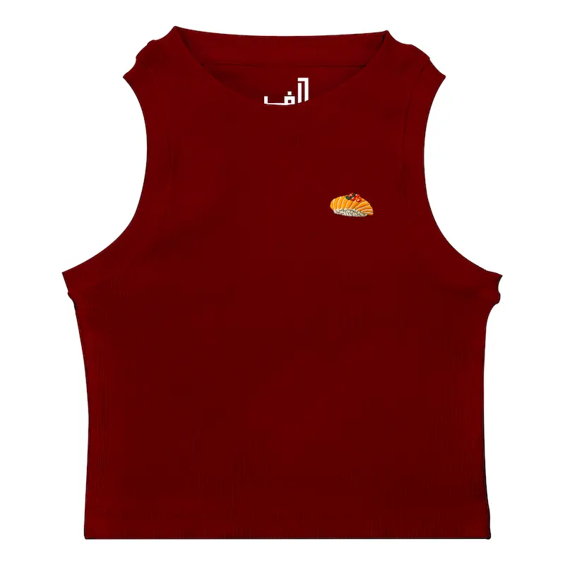 کراپ تاپ کشی گلدوزی طرح نیگیری | NIGIRI