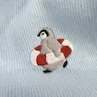کراپ تاپ کشی گلدوزی طرح پنگوئن | PENGUIN