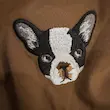 تیشرت گلدوزی طرح سگ بولداگ | BULLDOG