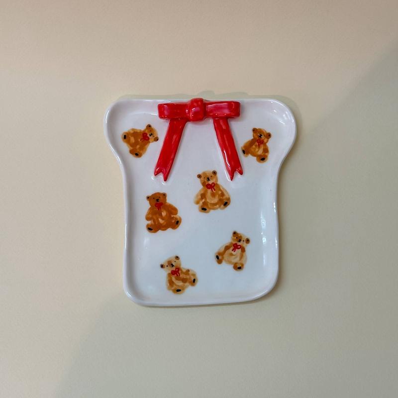 پلیت تست تدی پاپیونی قرمز