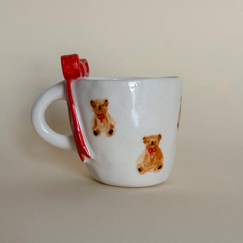 ماگ پاپیونی قرمز تدی