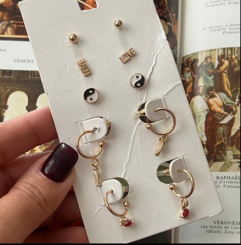 پک گوشواره اروپایی ( ۵ جفتی ) 