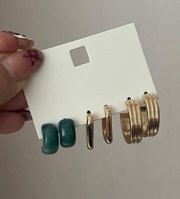 پک گوشواره اروپایی ( ۲ جفتی )