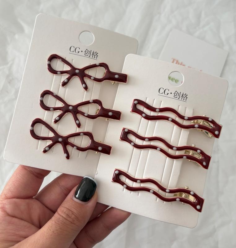  گیره لوکس خالدار چری 