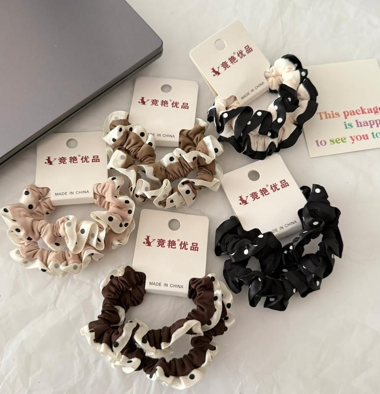 مینی اسکرانچی جفتی خالدار 