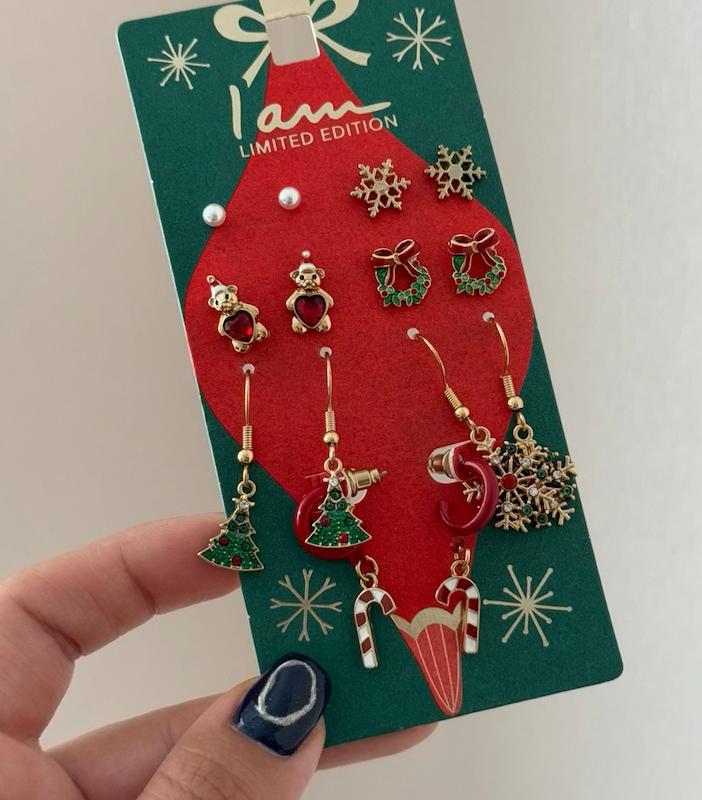 پک گوشواره اروپایی کریسمس ( ۷ جفتی)