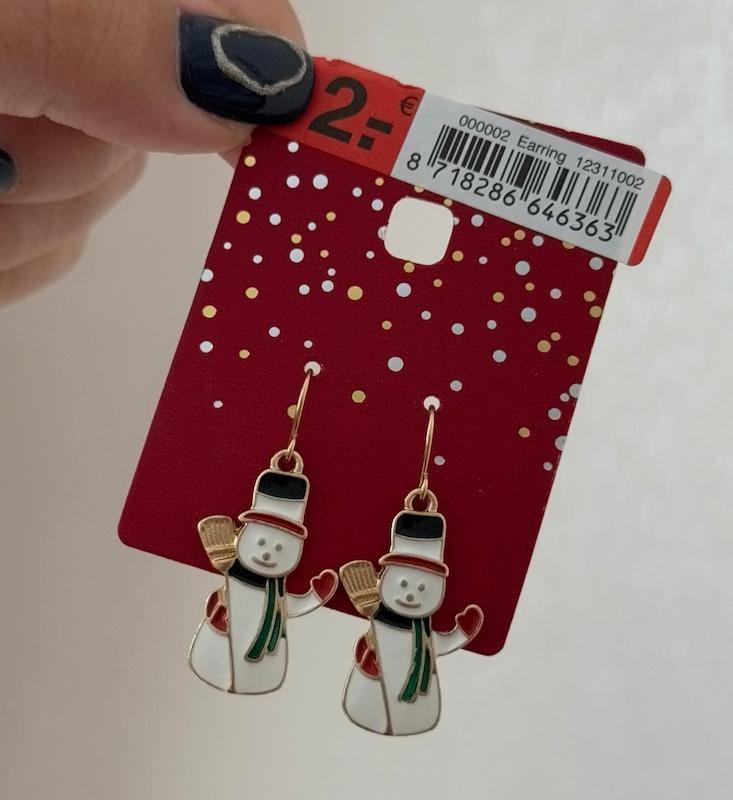  گوشواره اروپایی کریسمس 