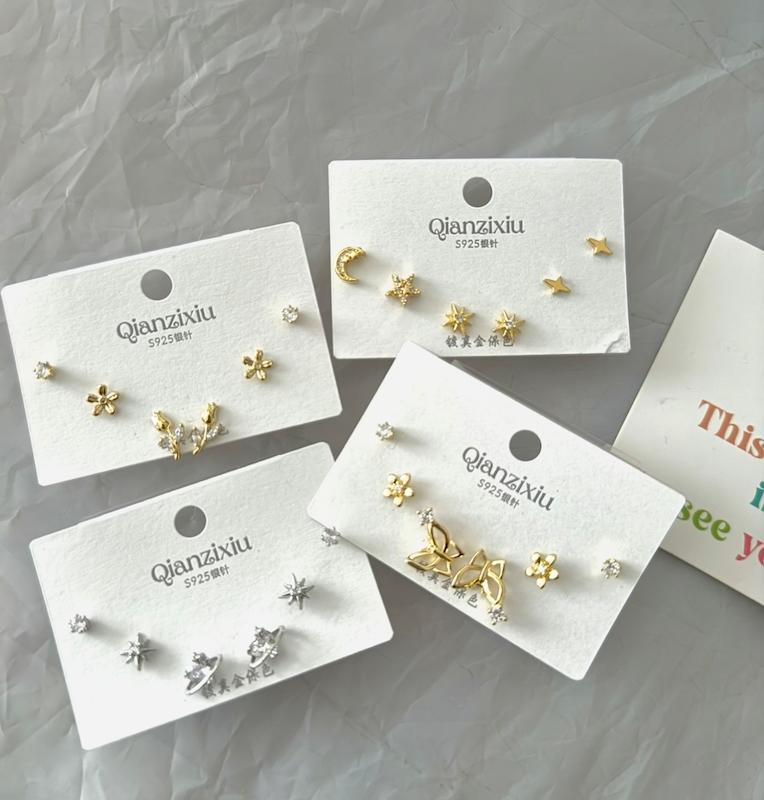 پک گوشواره میخی کوالیتی بالا