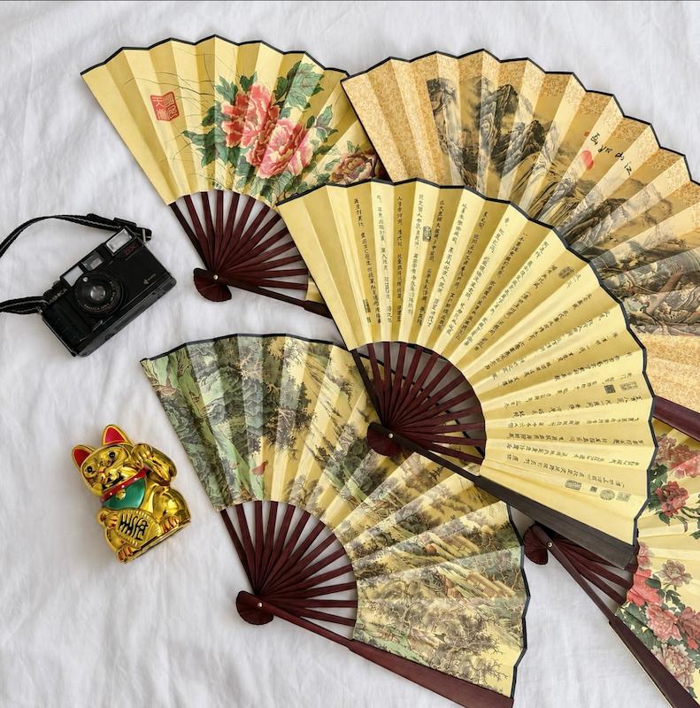 بادبزن چوبی ژاپنی 