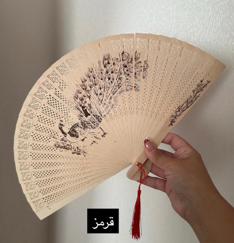 بادبزن تمام چوبی کلاسیک