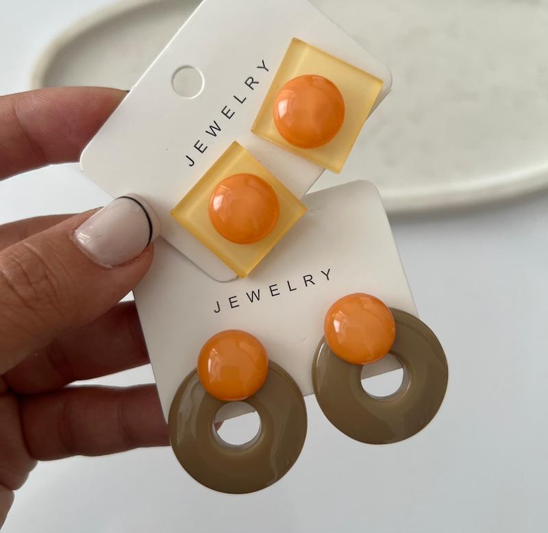 گوشواره ژورنالی مینیمال ✨