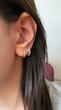 گوشواره حلقه نگین