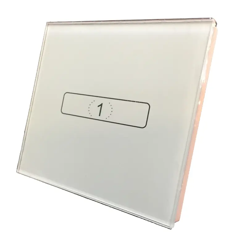 کلید تک پل لمسی سایز 88*88*58  میلی متر همراه با قوطی مخصوص LED 4M