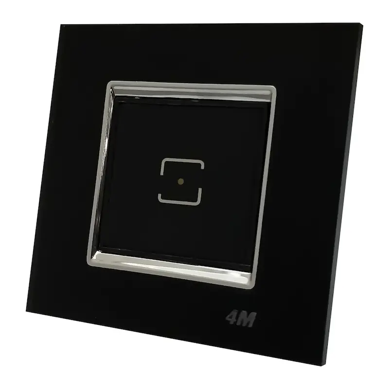 کلید تک پل لمسی سایز 86*86*48 میلی متر نصب در قوطی کلید معمولی LED 4M