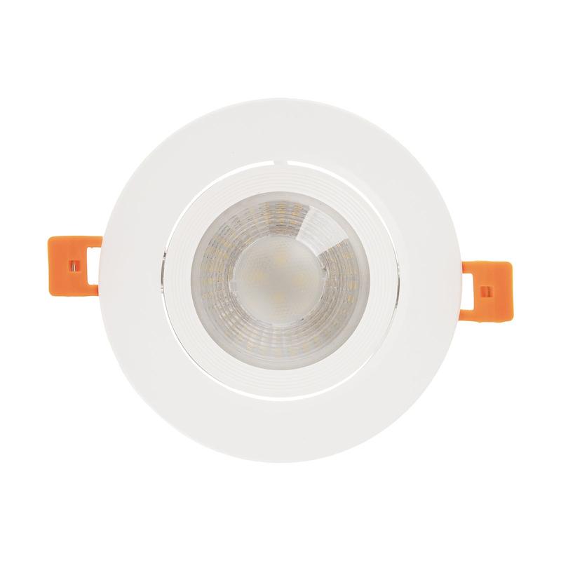 چراغ SMD LED سقفی سری Mars افراتاب 9 وات توکار مدل AF-DAP-9W-ADJ قابل نصب در برش سقفی 9 - 10 سانتی متر  لنز قابل چرخش