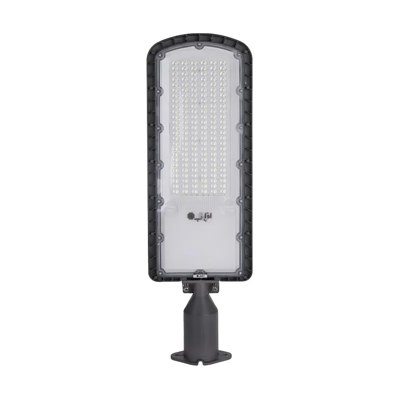 چراغ خیابانی پربازده 150 وات SMD LED افراتاب سری HE  مدل AF-SLR-150W درجه حفاظت ضد آب IP65 قطر لوله گیر 6.5 سانتی متر