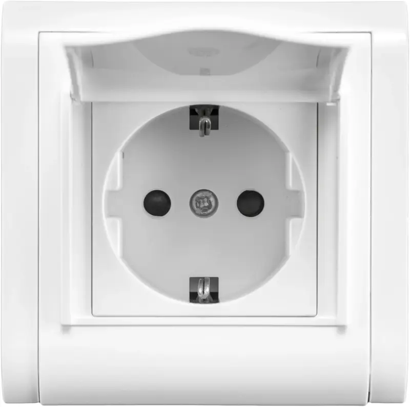 پریز برق ارت دار دربدار LED 4M مدل جول