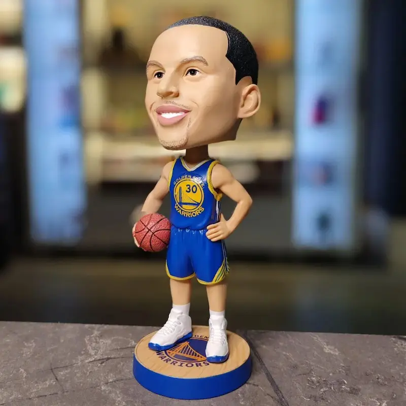 فیگور بسکتبال کله فنری مدل استفن کری Stephen Curry