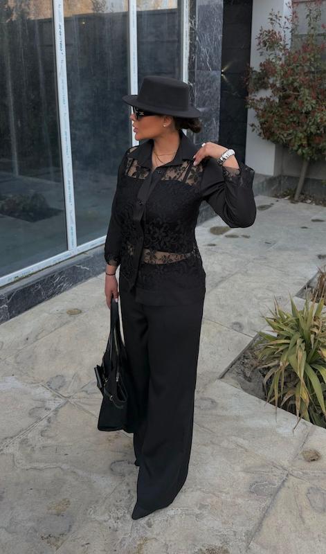 ست کت و شلوار گیپور