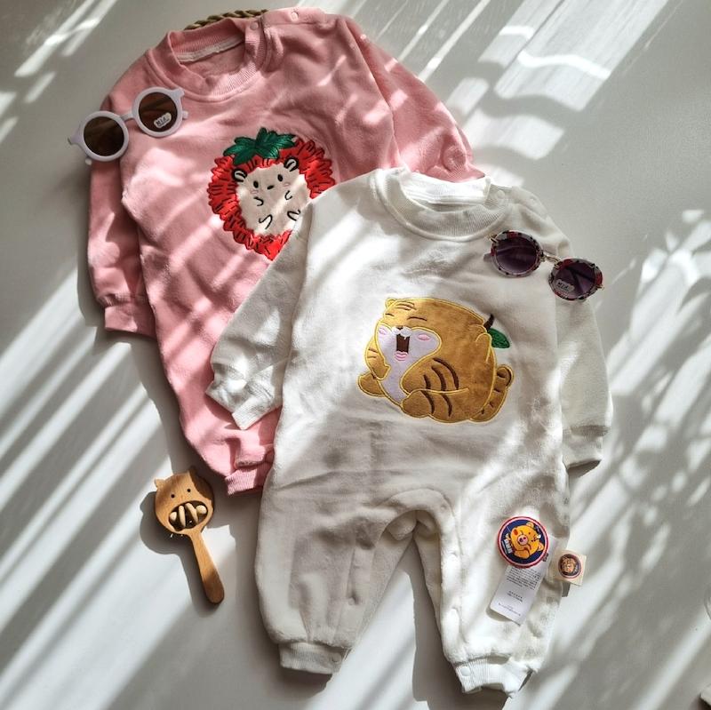 سرهمی لش حوله ای گلدوزی وارداتی 