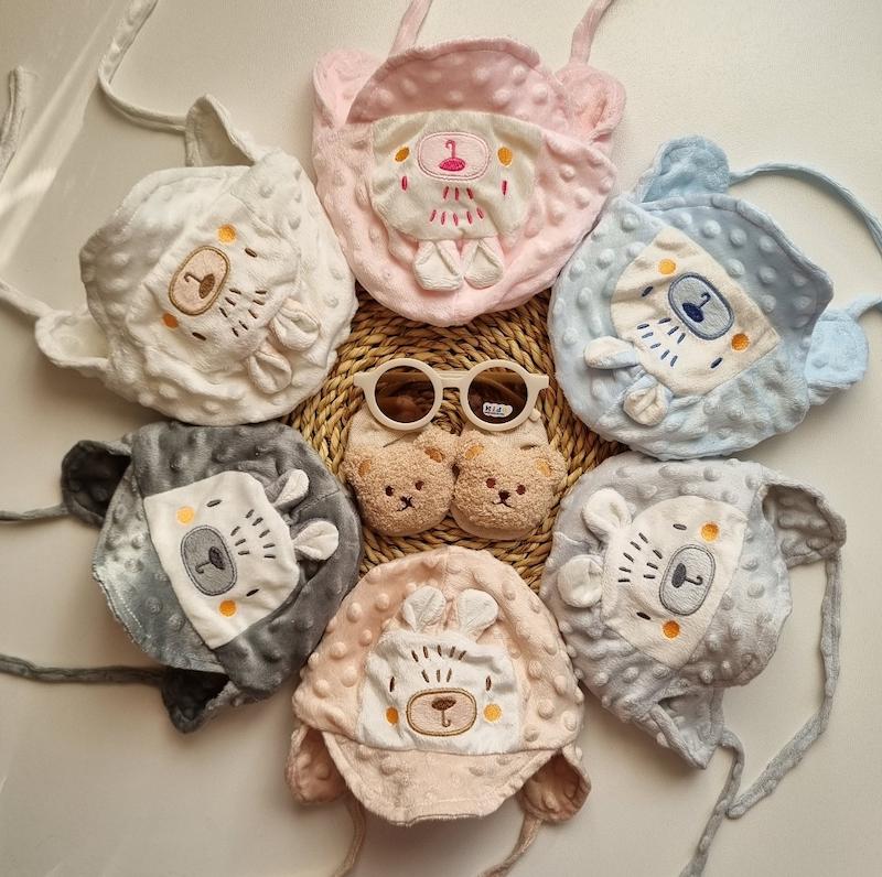 کلاه پشمی عروسکی🐯🐰🐻کد ۵۵۰۰