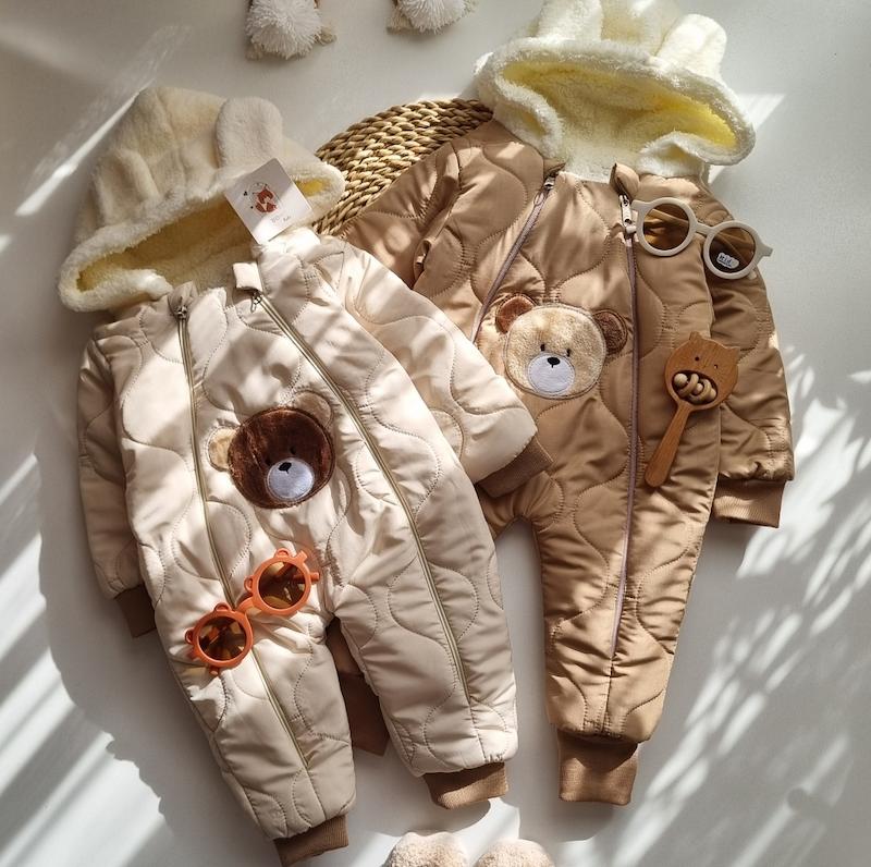 سرهمی کاپشنی تدی کلاهدار 🐻 کد ۴۴۰۹