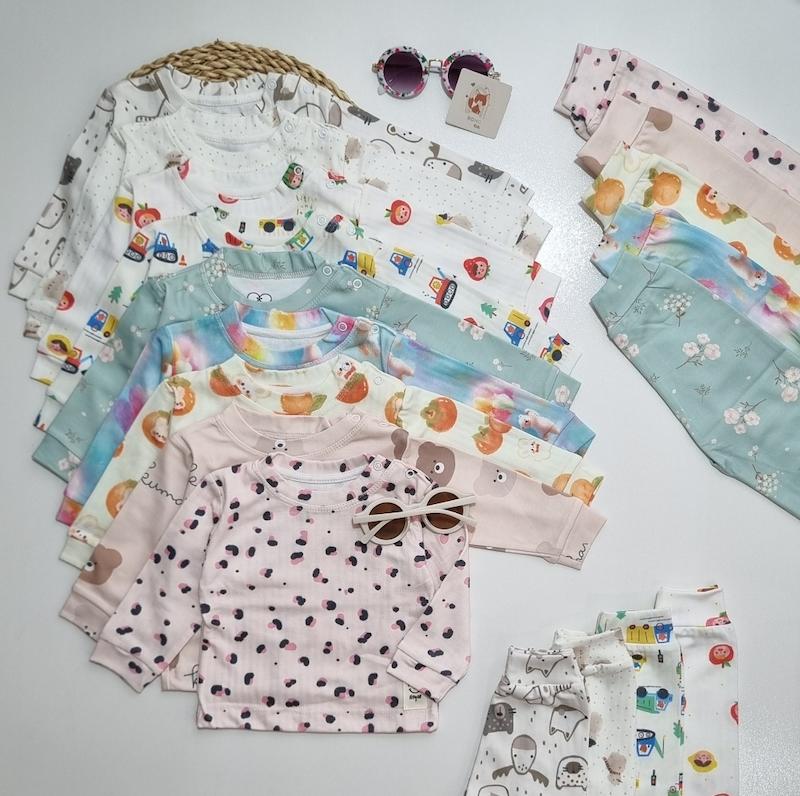 بلوز شلوار راحتی کد ۵۵۵