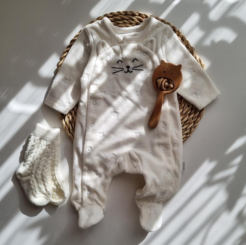 سرهمی نوزادی مخمل گربه کد ۴۴۰۸