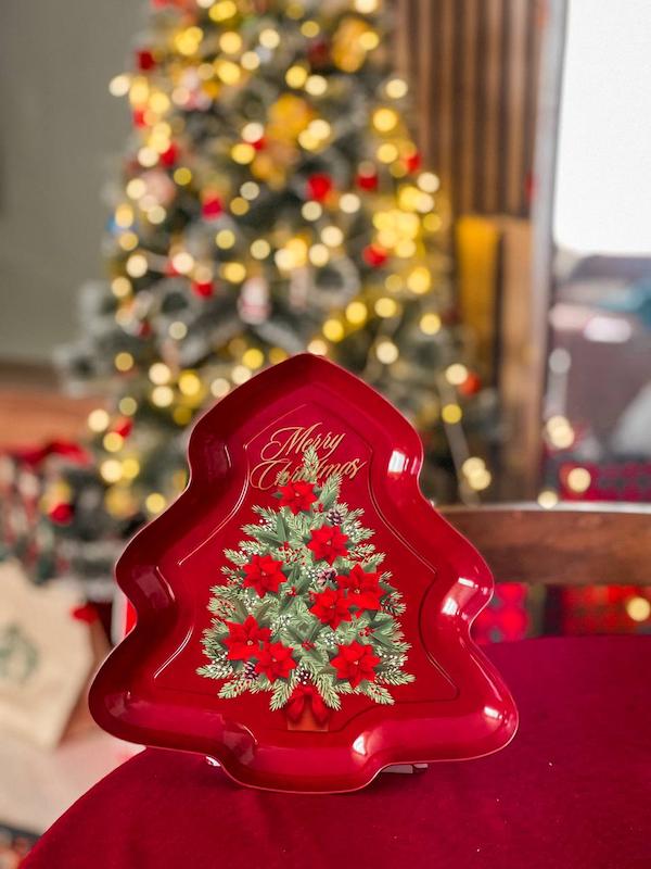 سینی فلزی کریسمسی