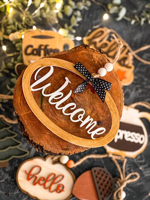 آویز چوبی ولکام